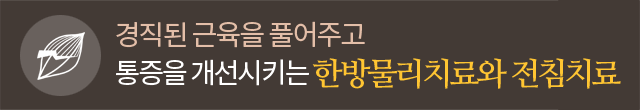 한방물리치료와 전침치료