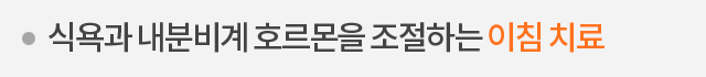 식욕과 내분비계 호르몬을 조절하는 이침 치료