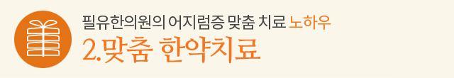 2.맞춤 한약치료
